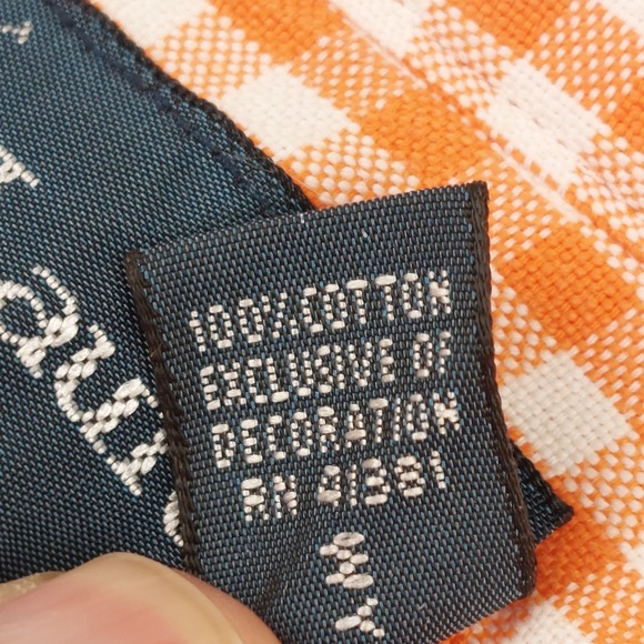 Ralph Lauren Button Down Shirt Mens Large Orange Gingham Classic Fit Preppy Dad - Picture 5 of 7